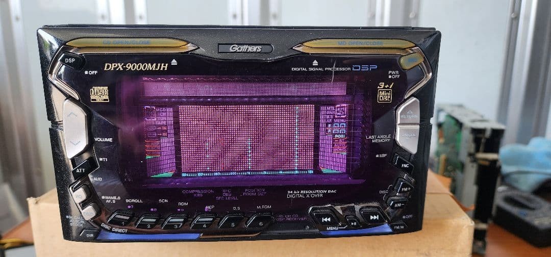 Gathers / KENWOOD DPX-9000MJ Car Audio 2DIN CD MD Player Added Bluetooth #O7008