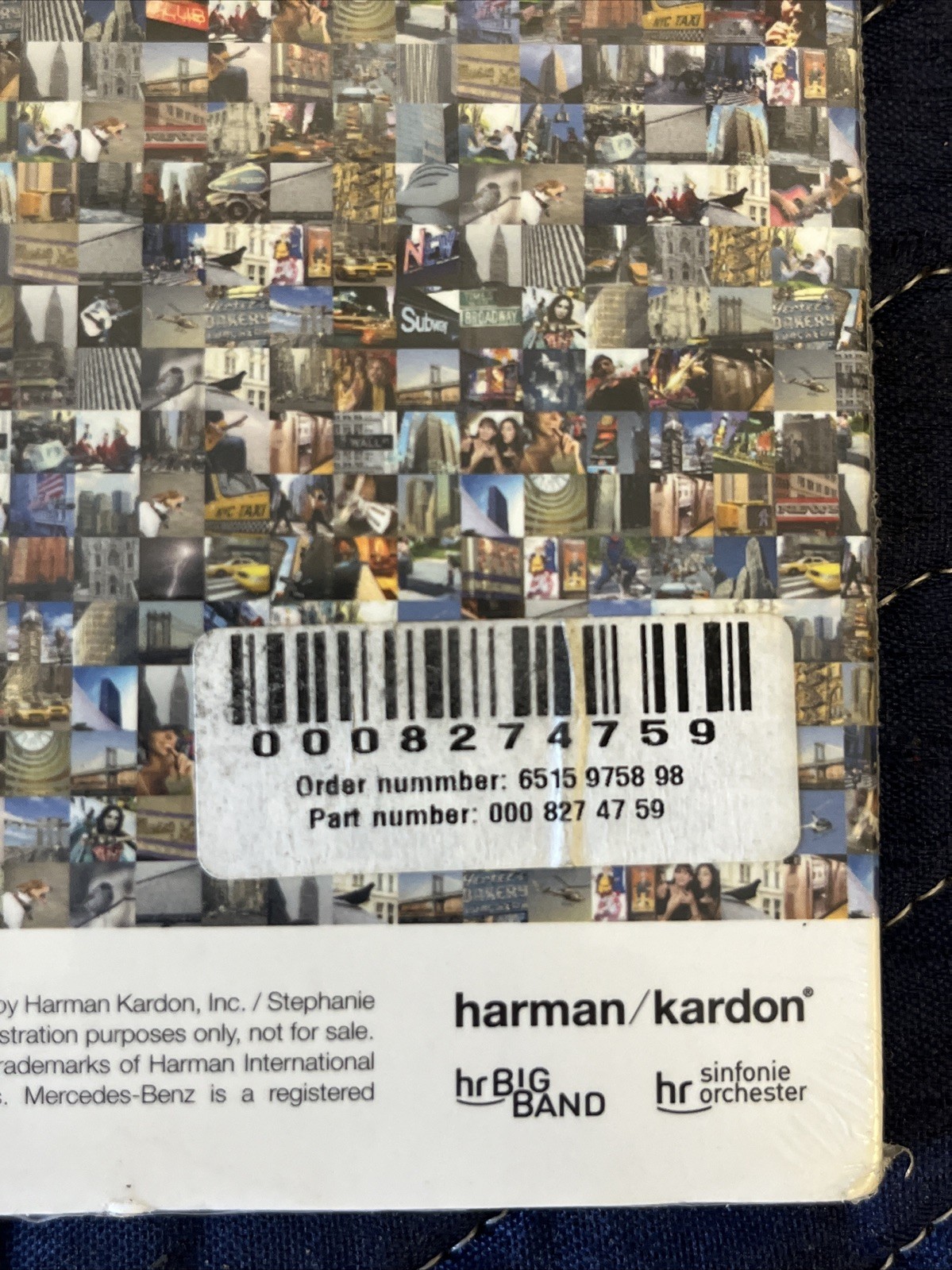 Harman Kardon Logic 7 The Sounds Of New York 5.1 Demo Disc Sealed
