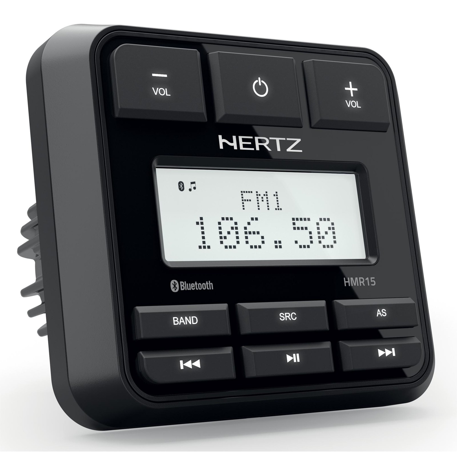 Hertz HMR 15 Media Receiver AM/FM/USB Bluetooth and Double-Din Dash Kit Adapt…