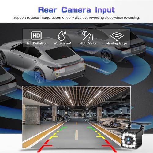 9 Inch Single Din Car Stereo with Mirror Link for Android/iOS, IPS Touch