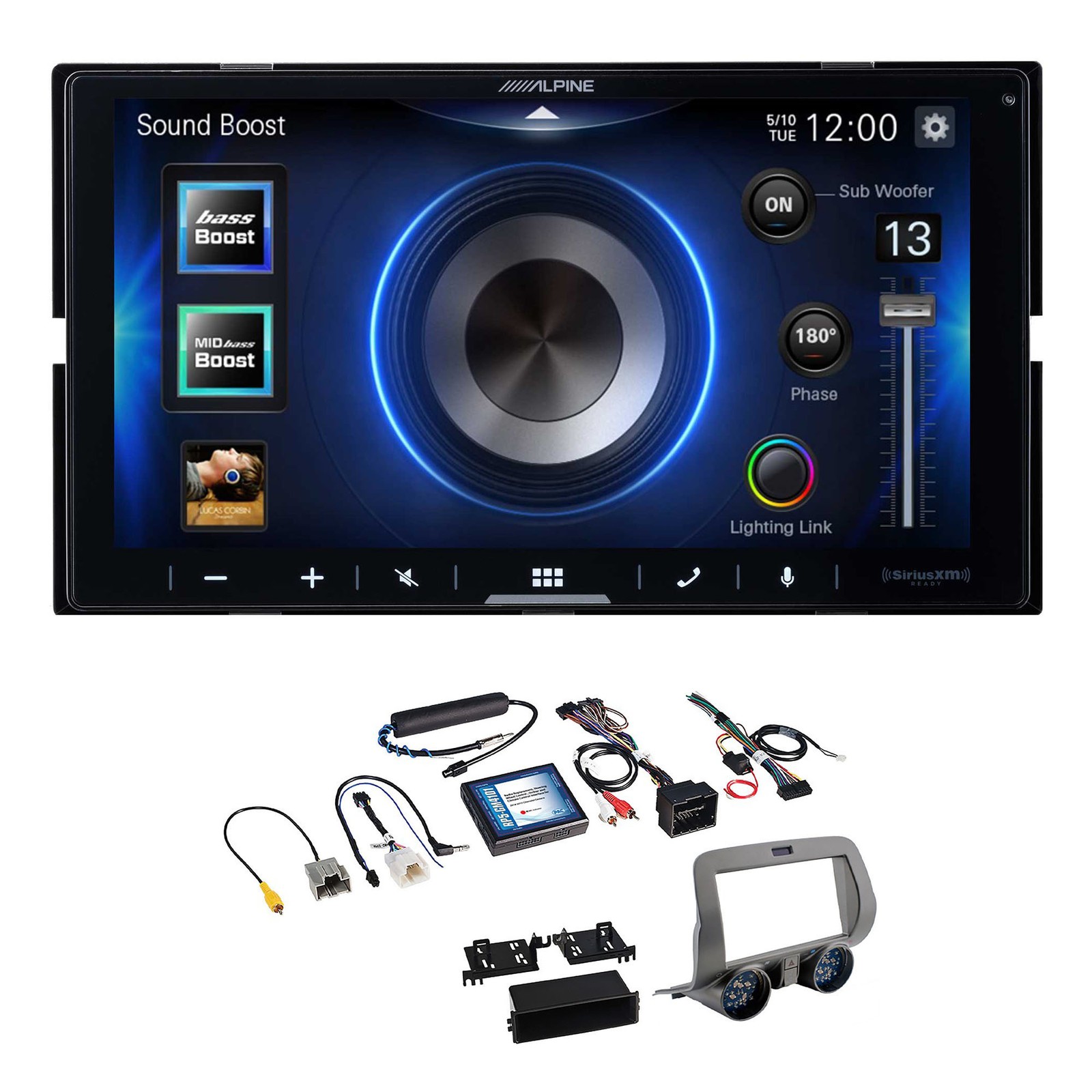Alpine ILX-W670 Receiver w/ PAC RPK5-GM4101 Chevy Camaro Installation Kit Bundle