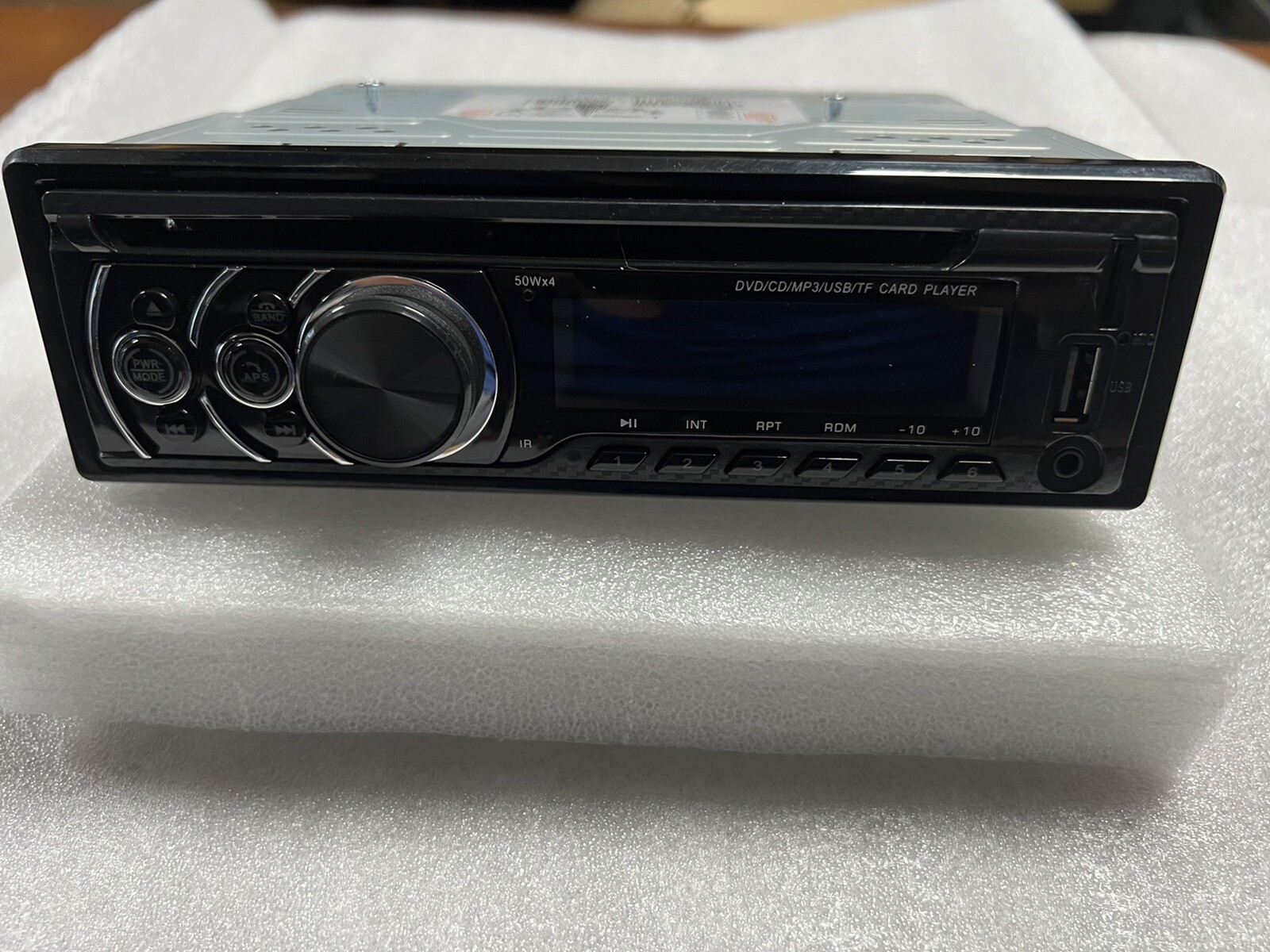 Single Din Car Stereo Radio Bluetooth CD/DVD Player USB SD AUX FM Radio 60W