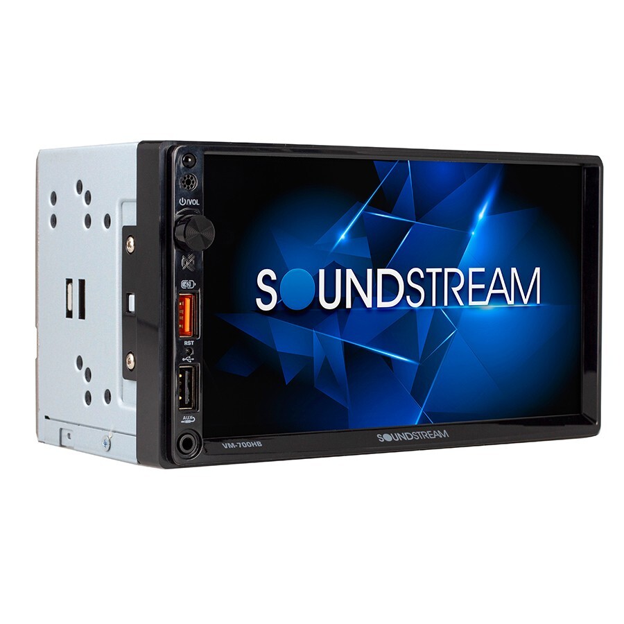 Soundstream Double DIN 7″ Touch Screen Unit & 4 Pioneer 300W 6.5″ Car Speakers