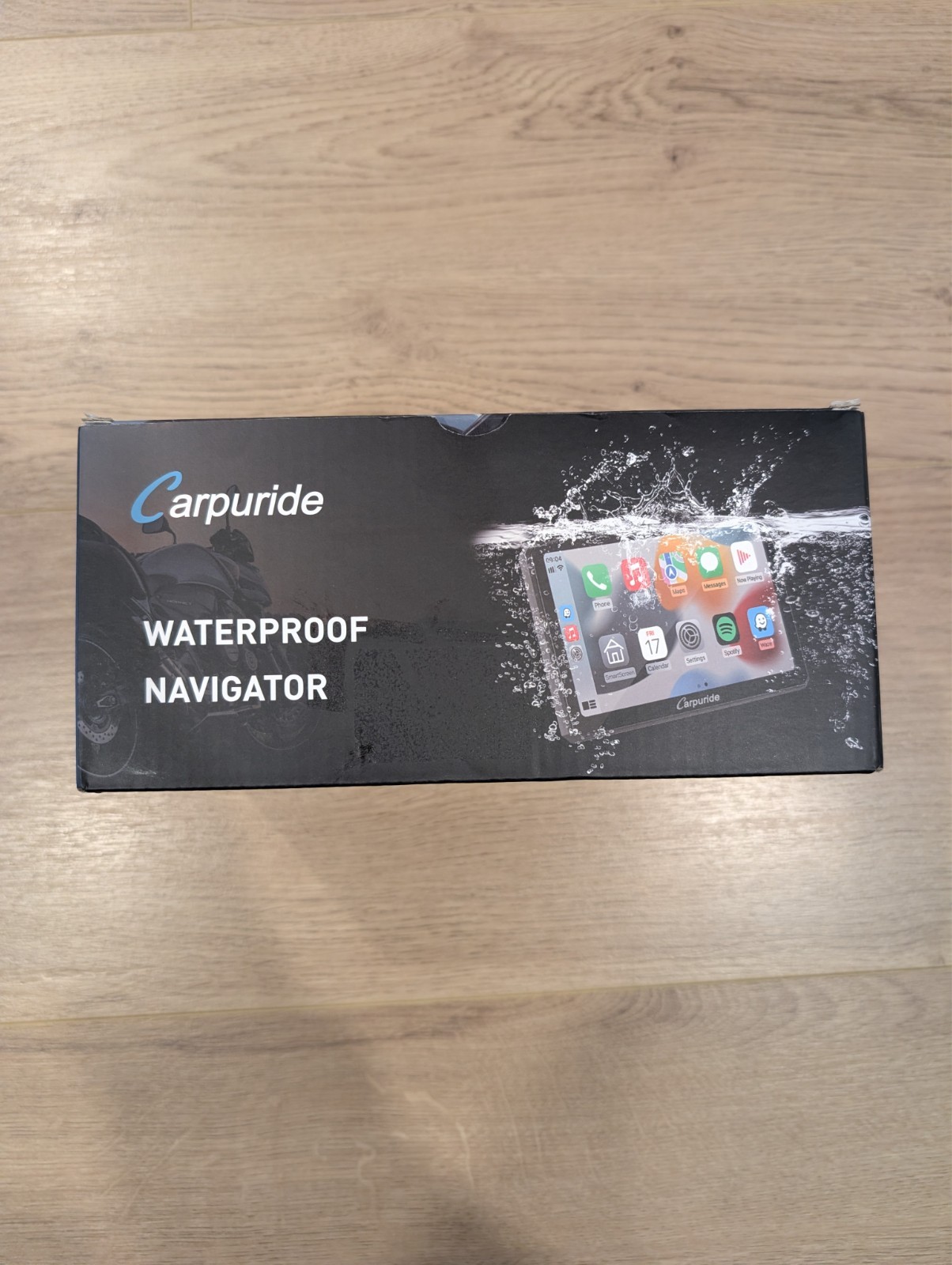 Carpuride 602SPRO Motorcycle GPS Navigator – 6″ HD Touchscreen, CarPlay, Android