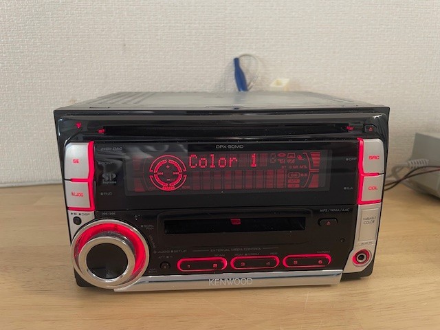 KENWOOD DPX-50MD 2Din Car Audio CD MD MDLP MP3 AUX Player Operation Confirmed