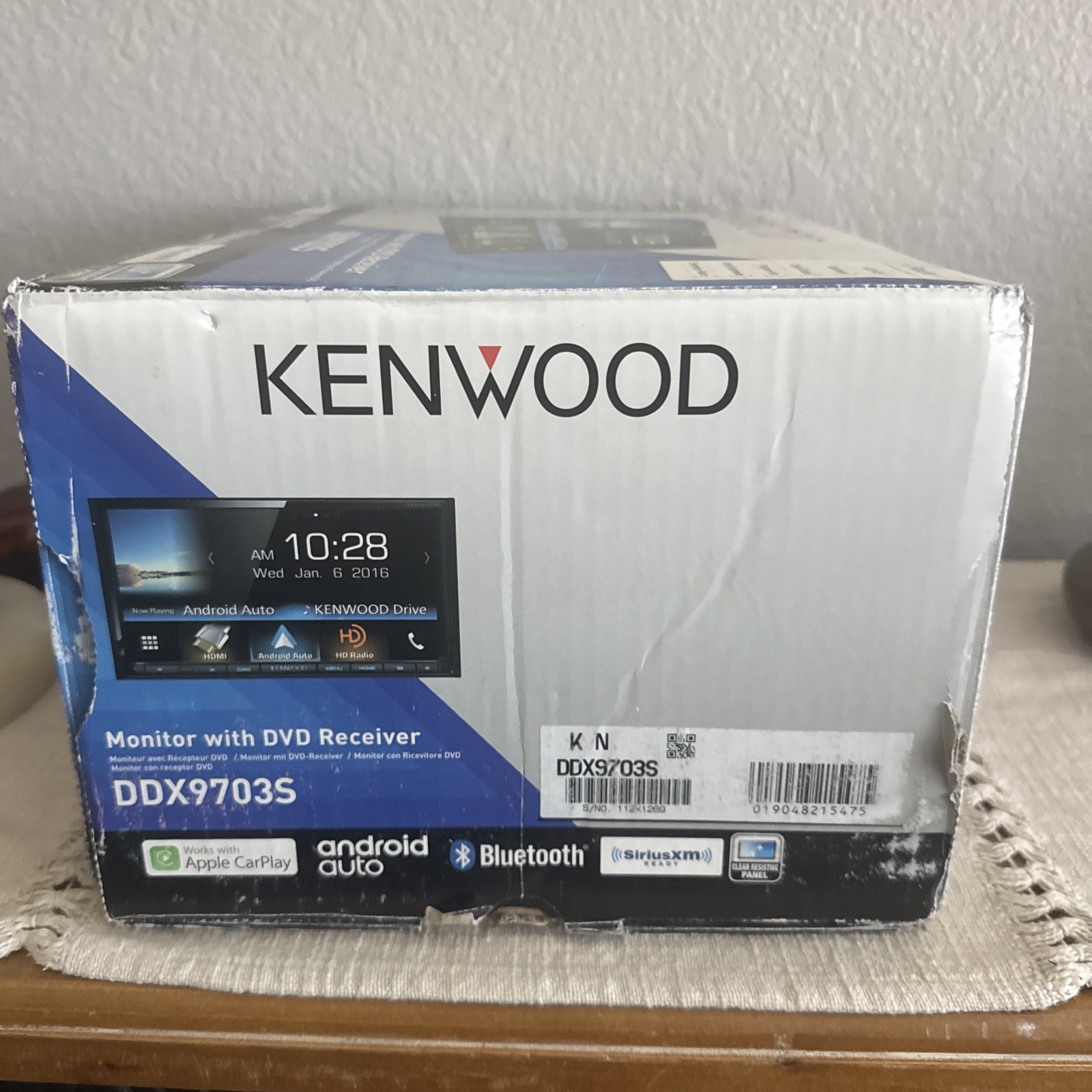 Kenwood DDX-9703S DvD/media Stereo, Carplay/android Auto – Has HDMI input.
