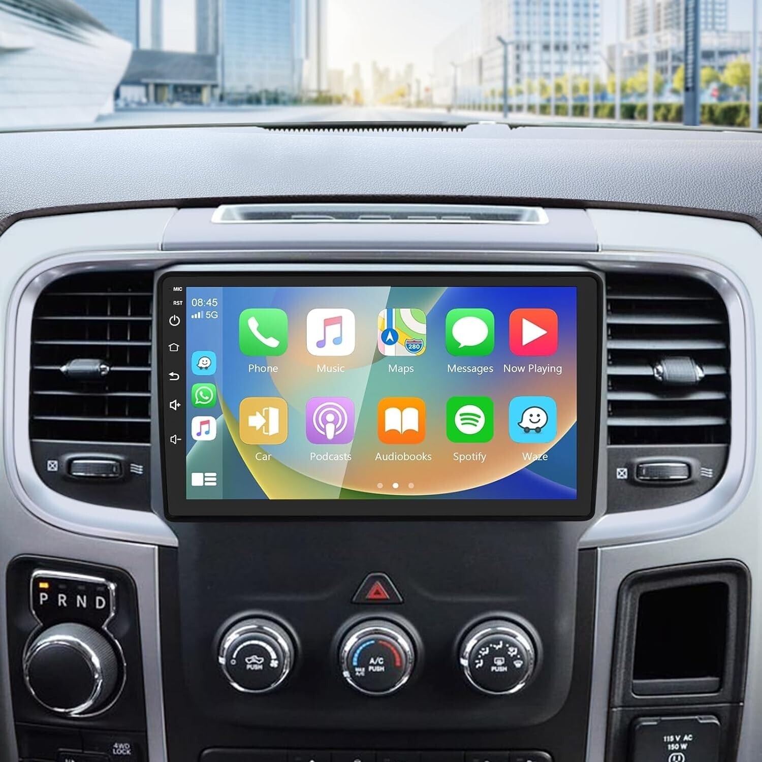 9″ 64GB Car Stereo Radio Android Carplay Screen For 2013-2018 Dodge Ram Truck
