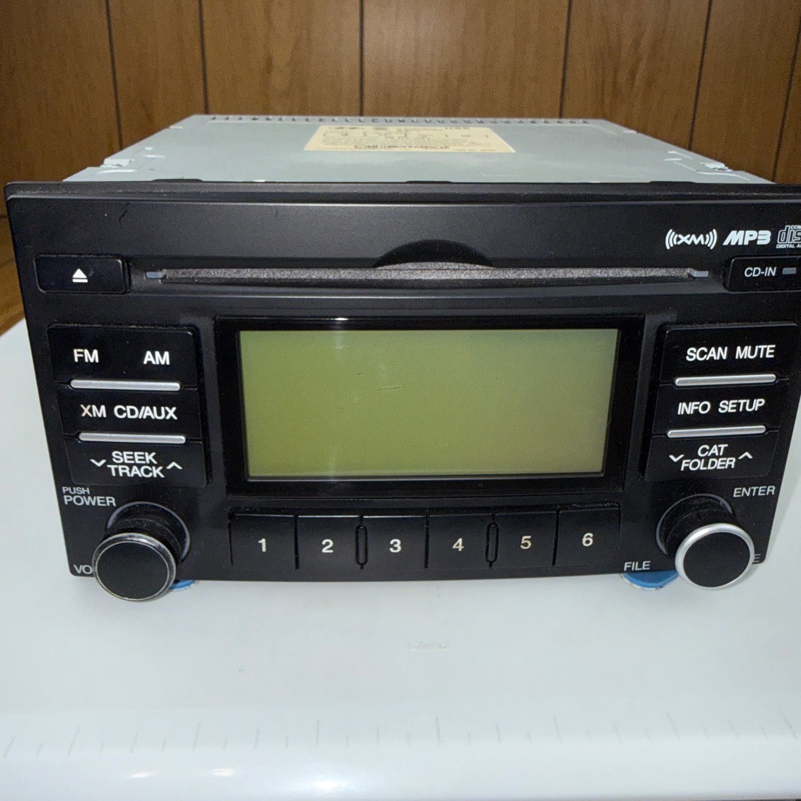 Hyundai Autonet Radio CD MP3 XM Player OEM 96110-1E085CA Model A-200 MC ACA3