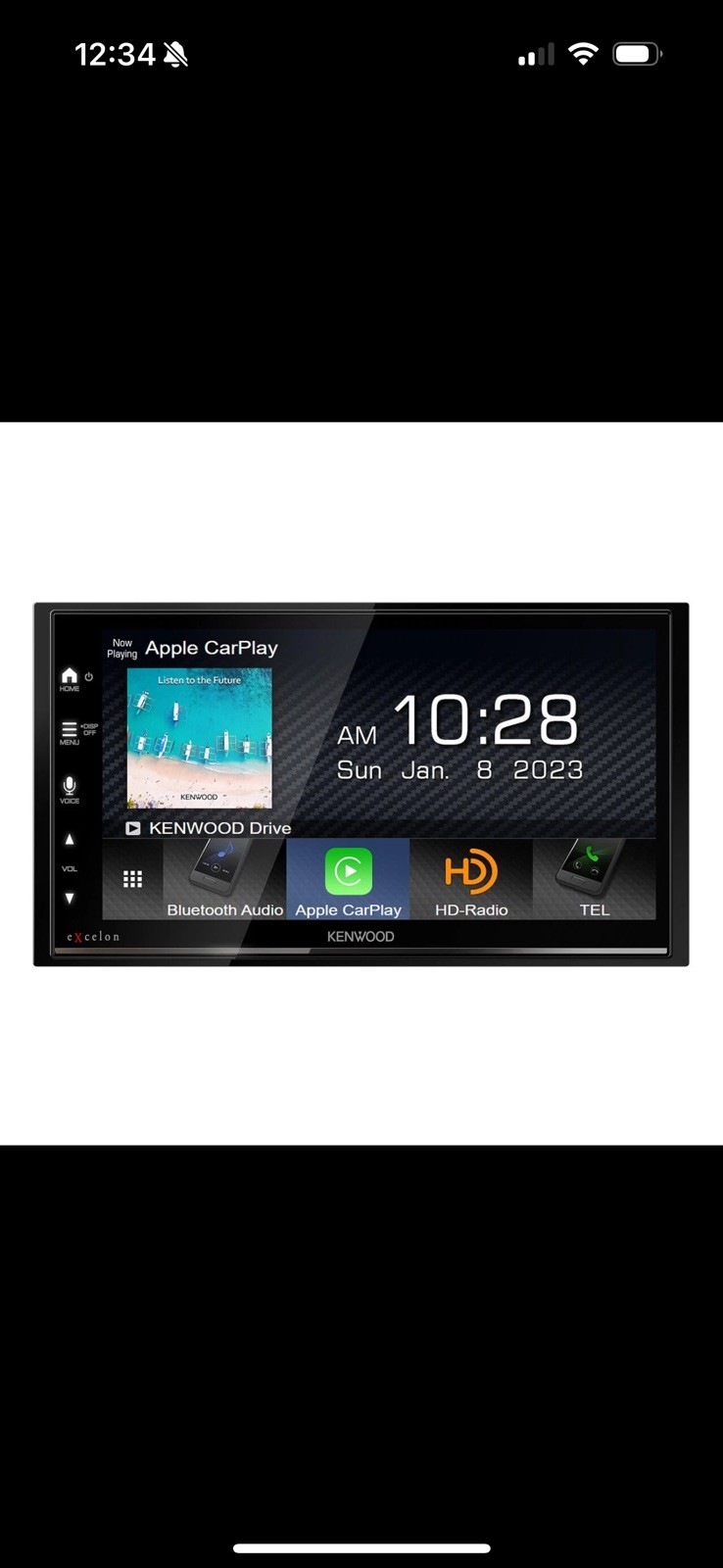 Kenwood Excelon DMX709S 6.8″ Apple CarPlay and Android Auto Multimedia Receiver