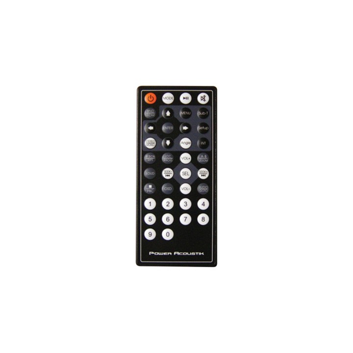 POWER ACOUSTIK 7” LCD SINGLE-DIN DVD RECEIVER w/BLUETOOTH & DETACHABLE FACEPLATE