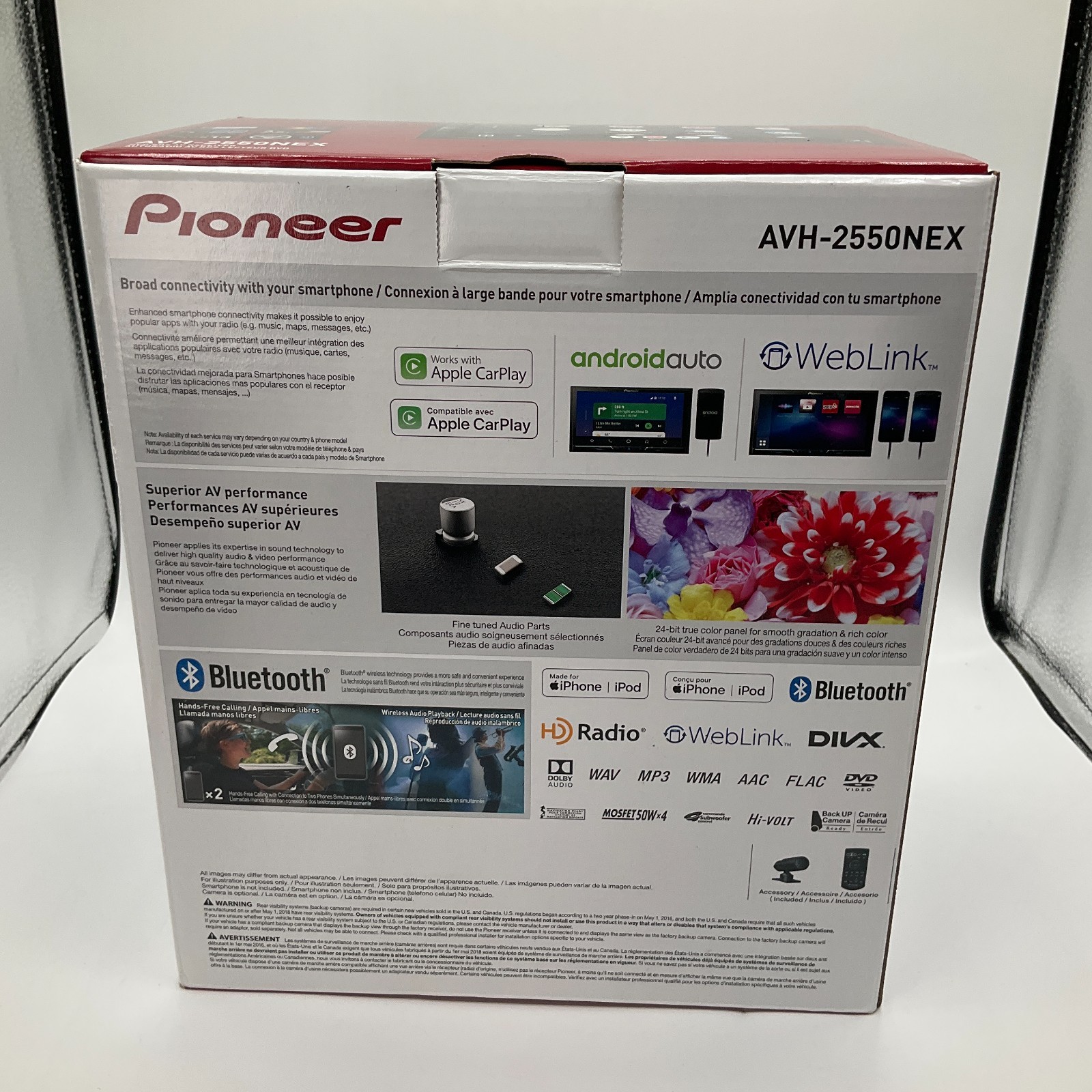 Pioneer AVH-2550NEX 6.8″ Android Auto Apple CarPlay Bluetooth 2 Din Receiver NEW