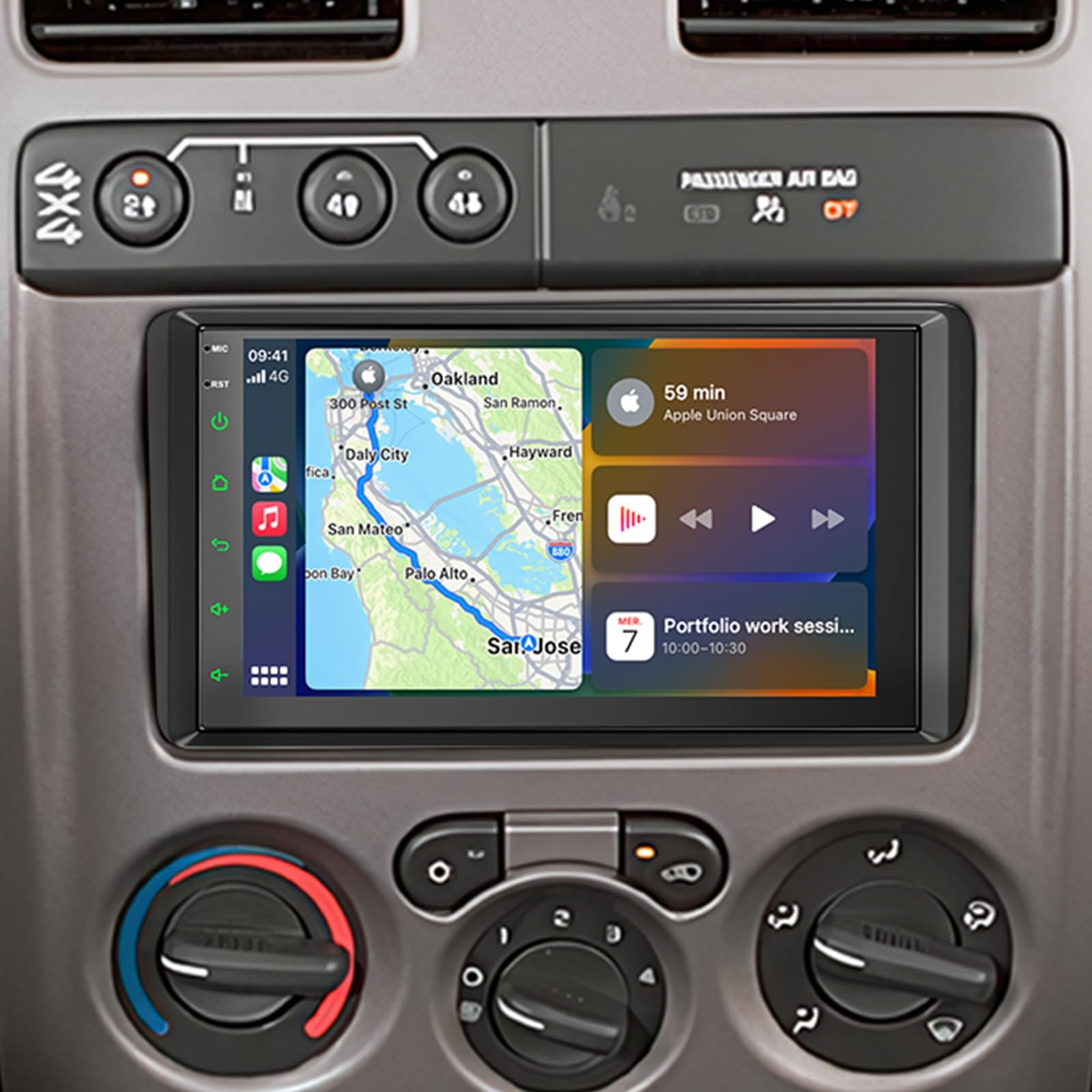 7″ Touchscreen Wireless Carplay Android Auto Stereo for 2003-2006 Tahoe Sierra