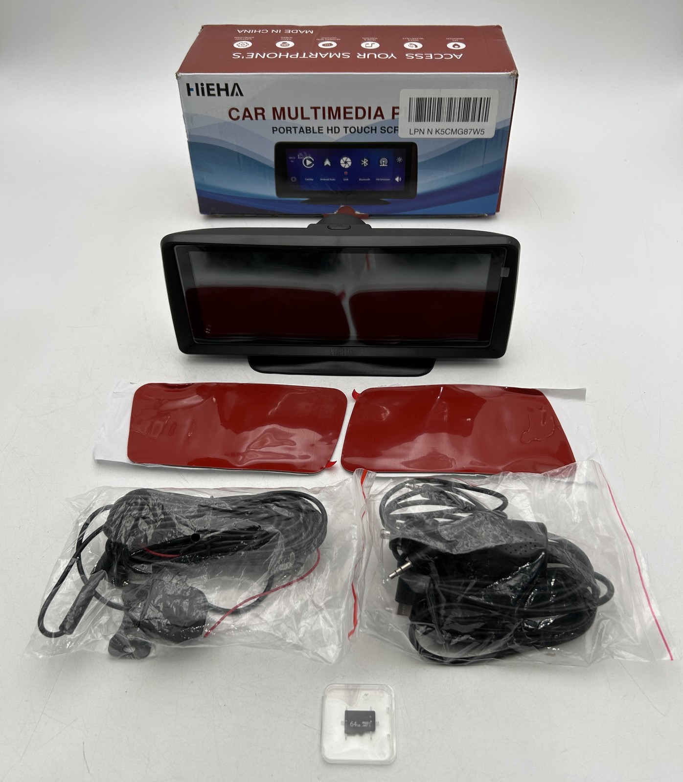 Hieha 8.1″ Wireless CarPlay Android Auto Stereo 2K Dash Cam