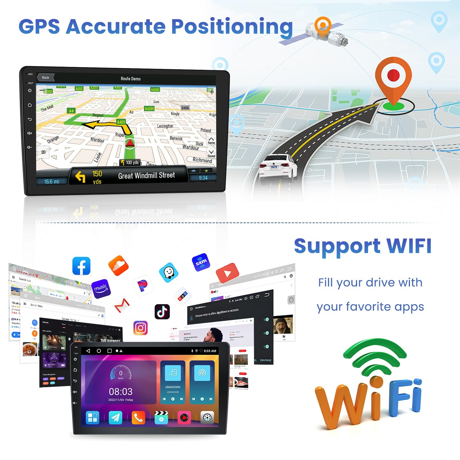 64G For 2012-2019 Dodge Journey Car Stereo Radio Navi Carplay GPS AUTO 1280*800