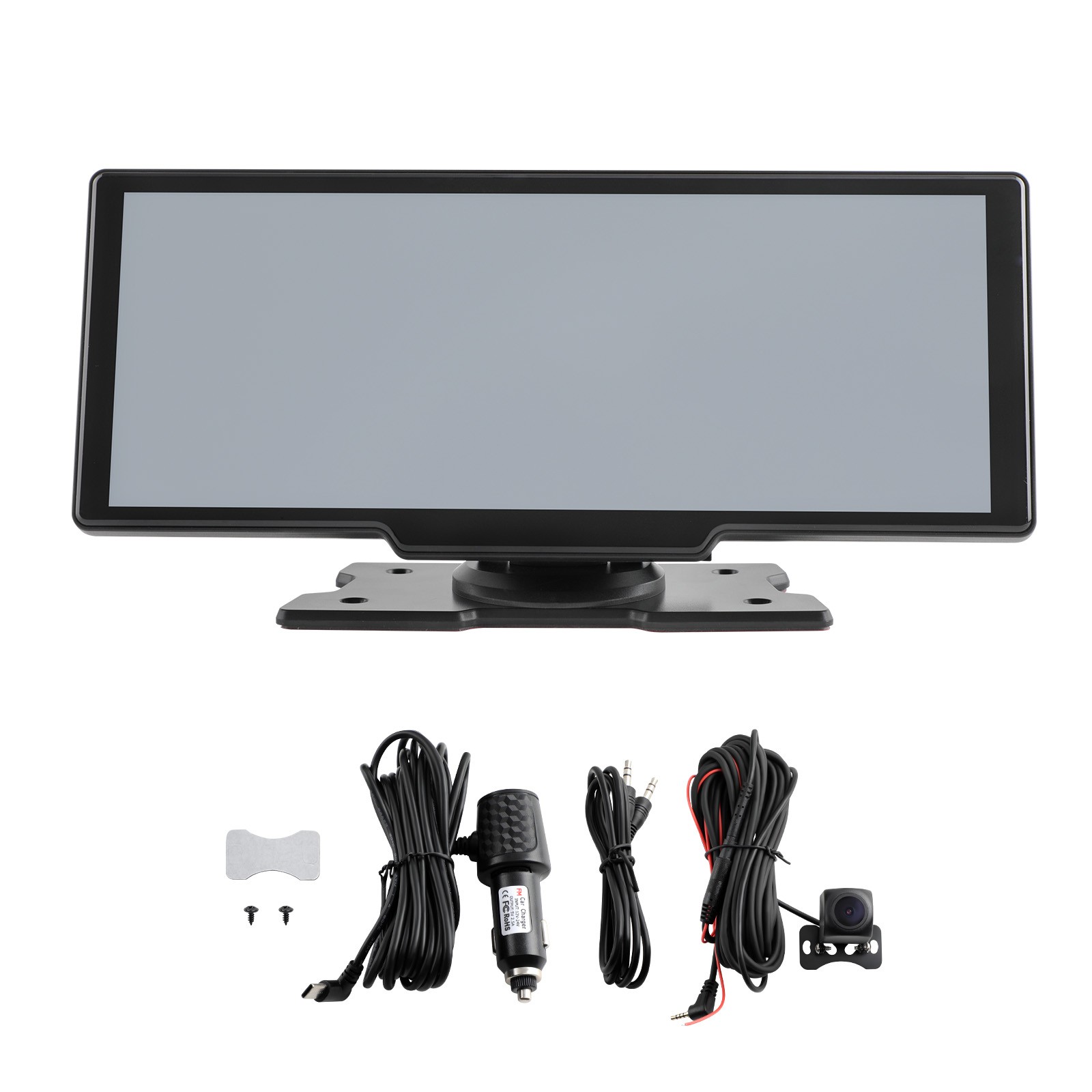 Car DVD Player for Truck RV CarPlay Wireless Android Auto 12-24V Touchscreen