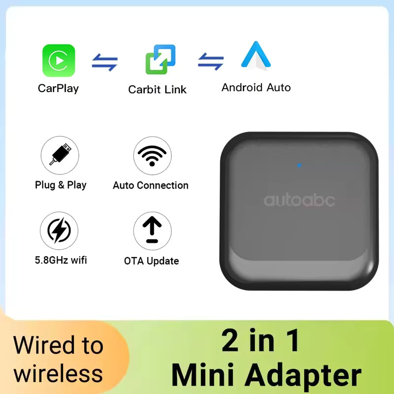 Carbitlink to Wireless CarPlay Android auto Adapter For Geely KX11 Geely KC-2