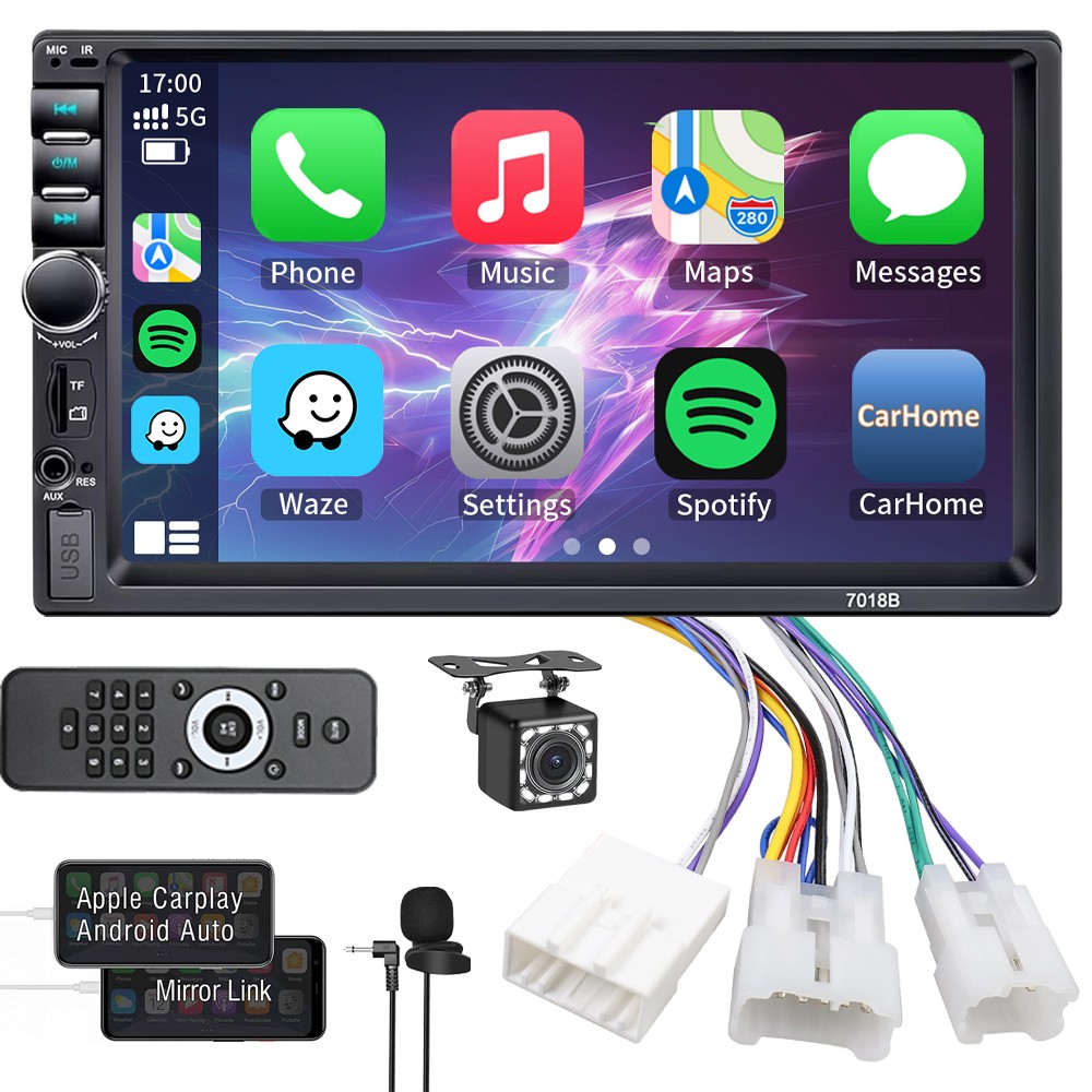 Double Din For Toyota Tacoma 1995-2004 Android Auto CarPlay GPS Car Stereo Radio