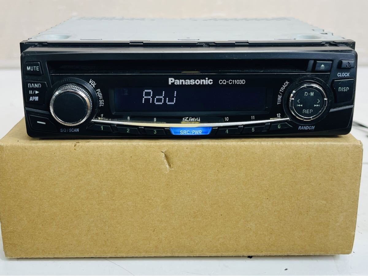 Panasonic CQ-C1103D 1DIN CD Player Excellent JAPAN