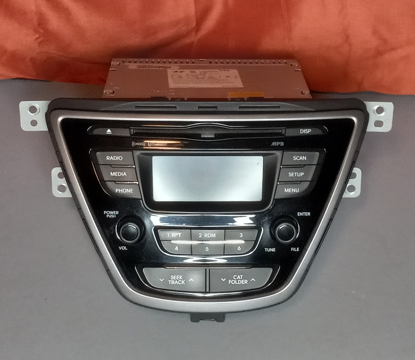 2013 HYUNDAI ELANTRA AM FM CD MP3 RADIO ID-96170-3X165RA5 Ver.224
