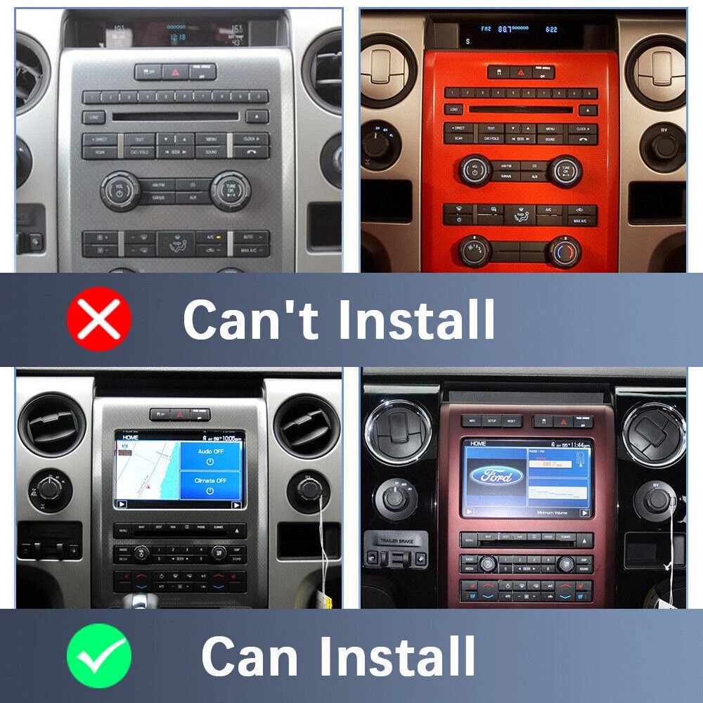9″ For Ford F150 2009-2014 Android 13 Apple Carplay Car Stereo Radio GPS FM Navi