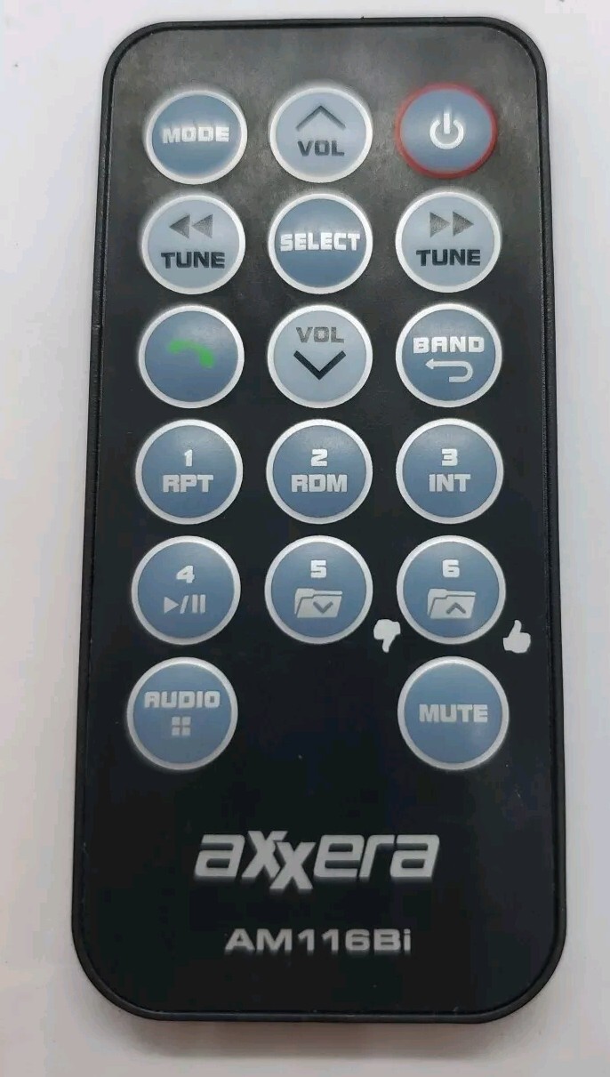 Original Axxera AM116Bi Remote Control