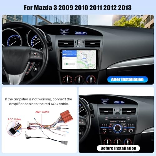 [4G+128G ]Android 15 for Mazda 3 2009 2010 2011 2012 2013 Car Stereo P1-4+128G