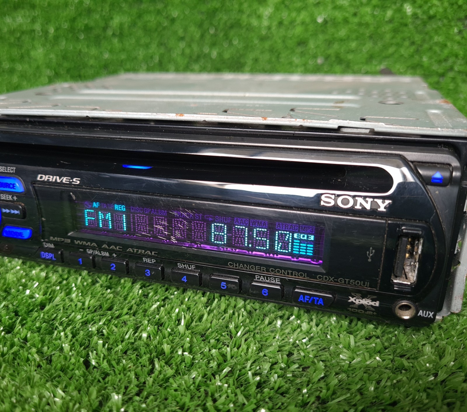 Sony Cdx-gt50ui Sony Cdxgt50ui Car Radio Cut Cable Broken Screen Check Photos