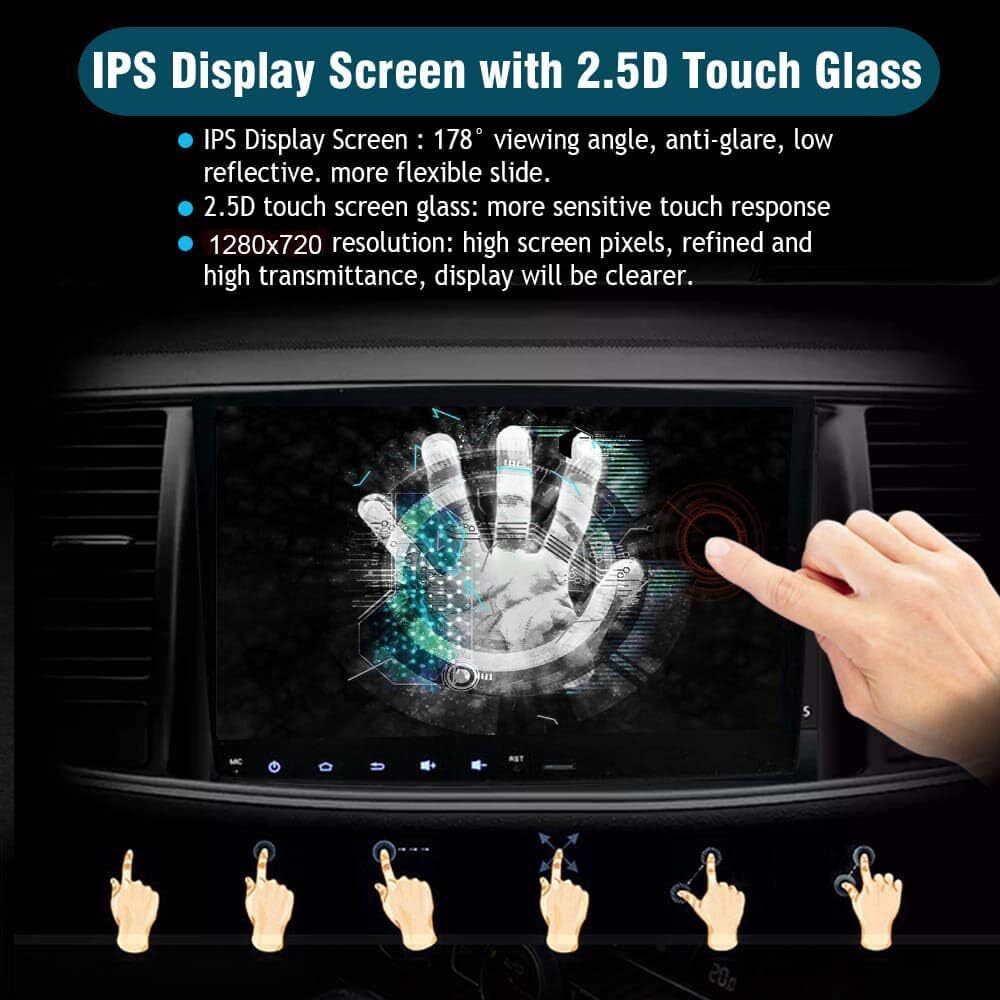 ANDROID 13 CAR STEREO GPS FOR NISSAN NAVARA 2015-2018 APPLE CARPLAY GPS 2GB+64GB