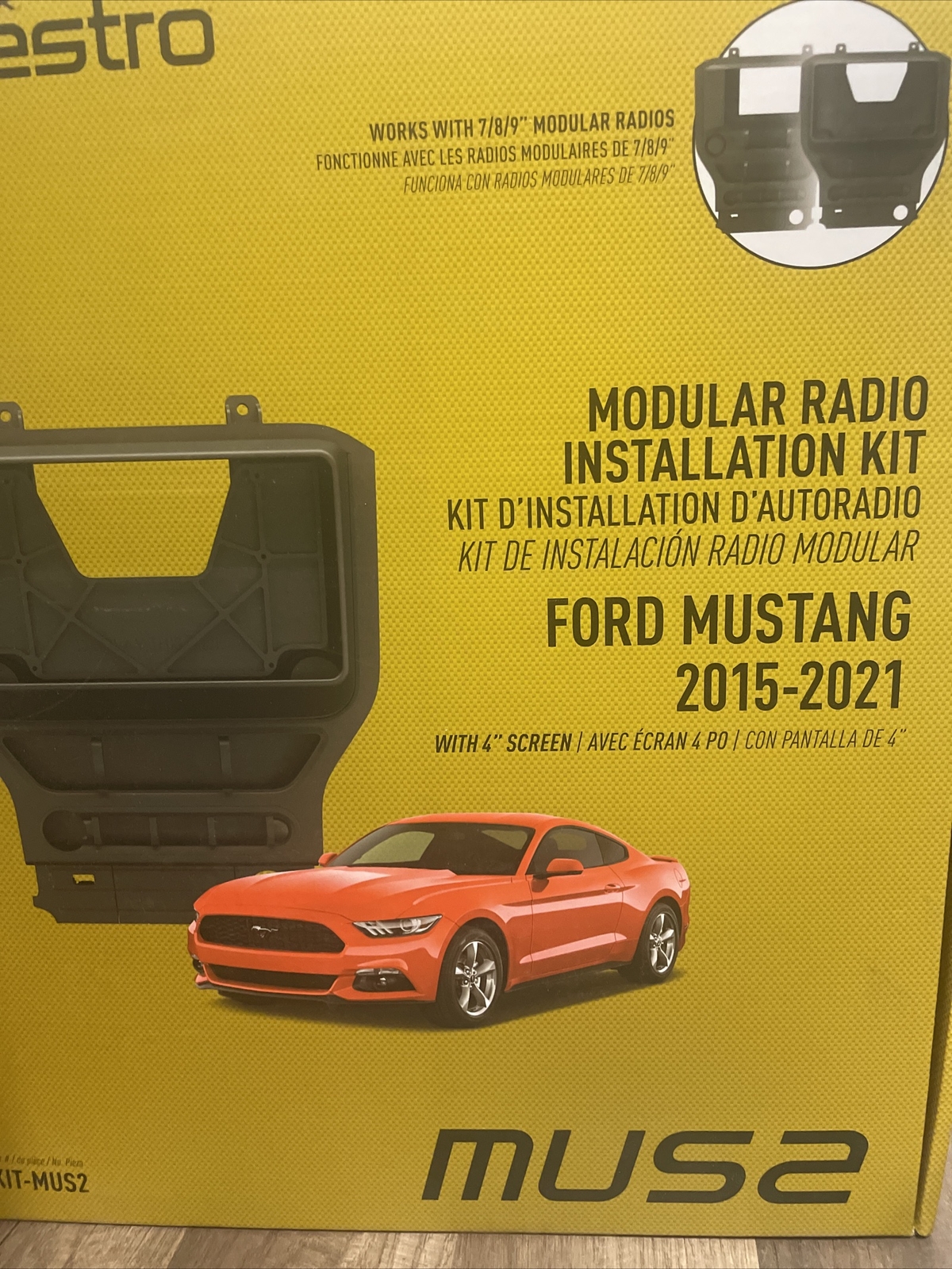 Plug and Play 2015-2021 Mustang Pioneer Maestro Radio Install Kit DIY