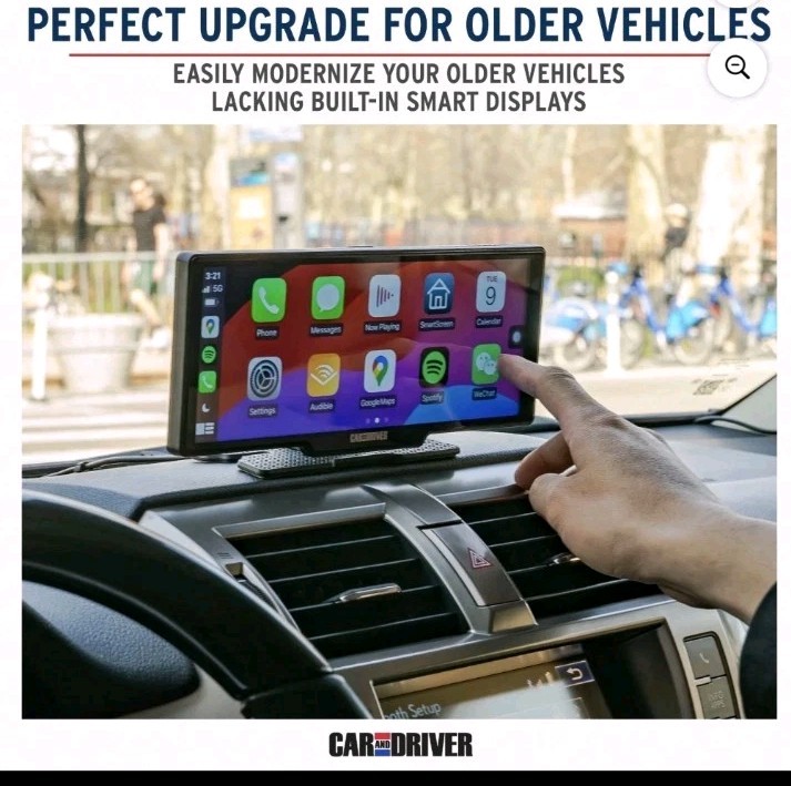 Car and Driver Intellidash Pro X10 Wireless Carplay, New, 10″ Touch Screen