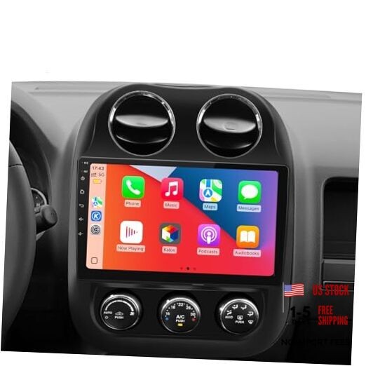 Car Radio for Jeep Compass Patriot 2010-2016, 10.1 inch Touch Screen 2+64G