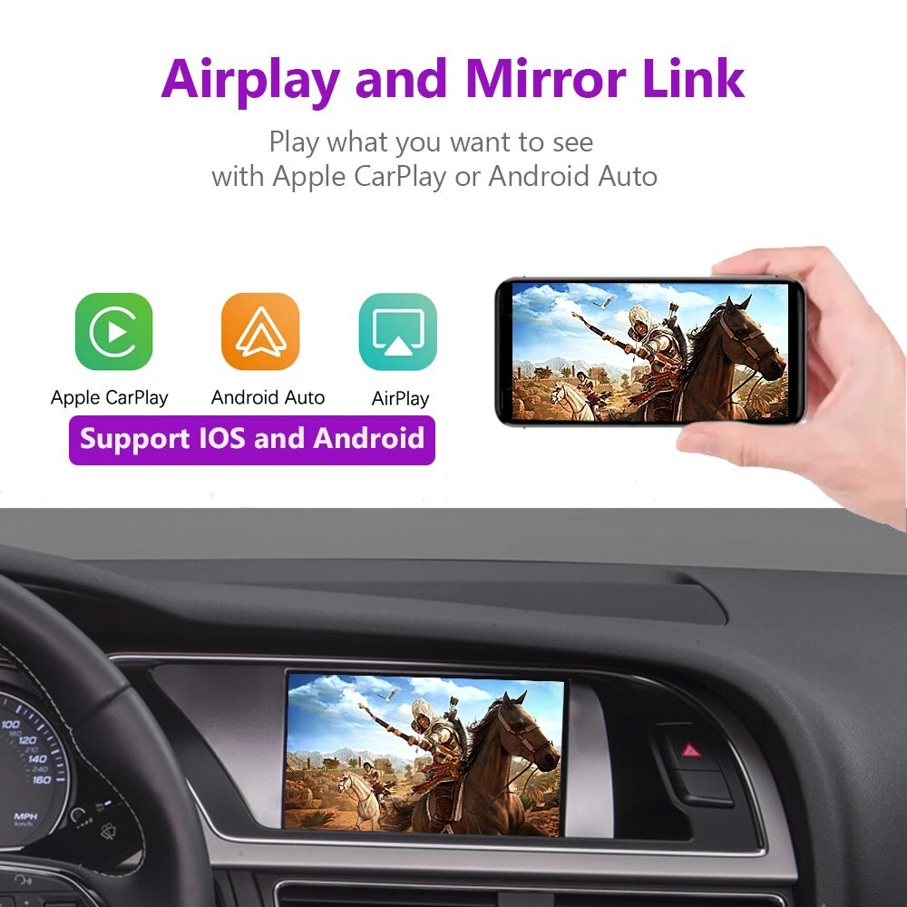 Wireless Apple CarPlay Android Auto for Audi A4 A5 2GMMI 2009-2015