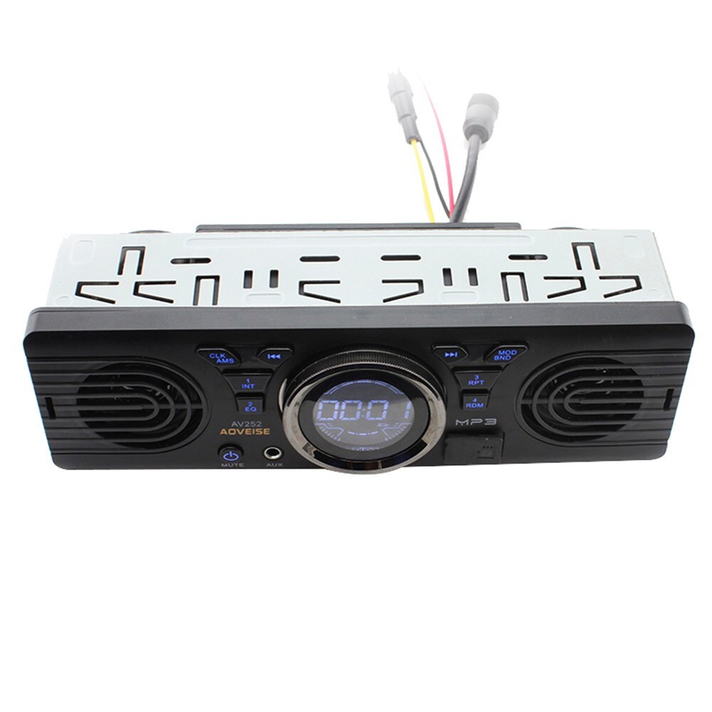 Car Stereo Radio Single Din MP3 Player Head Unit Bluetooth Audio USB/AUX/TF/FM
