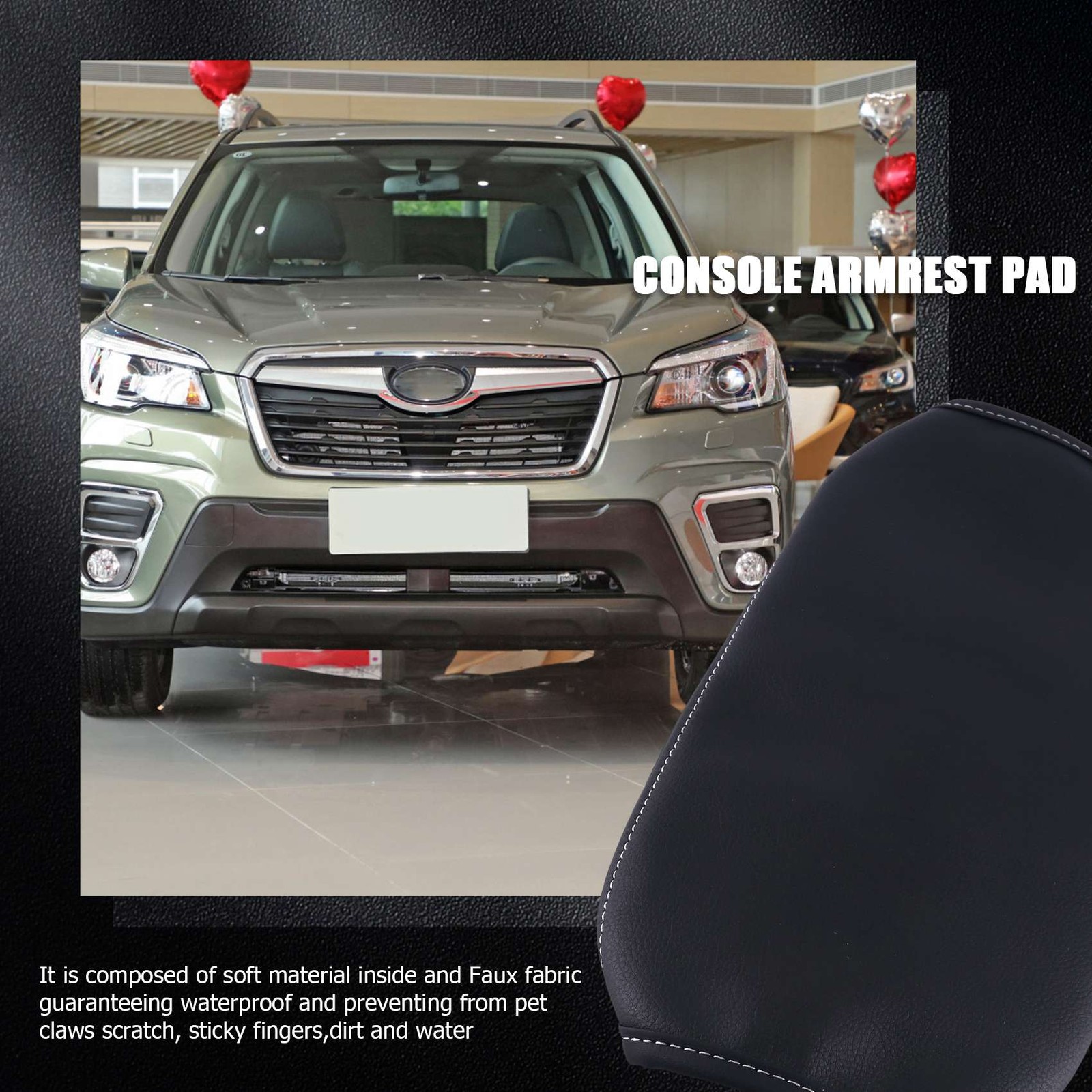 Car Center Console Armrest Cover Armrest Cushion Pad for Forester 20196635