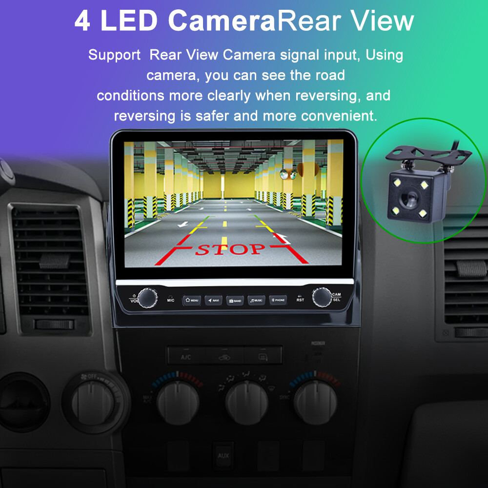 For Toyota Tundra 07-13 Sequoia 08-18 Android 13 CarPlay Car Stereo Radio GPS FM