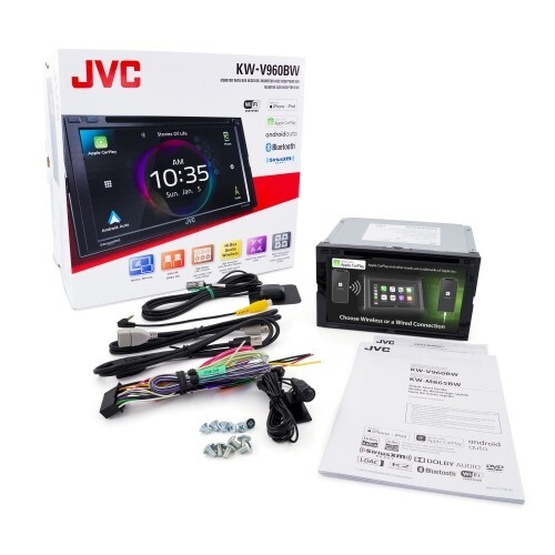 JVC KW-V960BW 6.8″ LCD Touchscreen Monitor w/ DVD Receiver CarPlay Android Auto