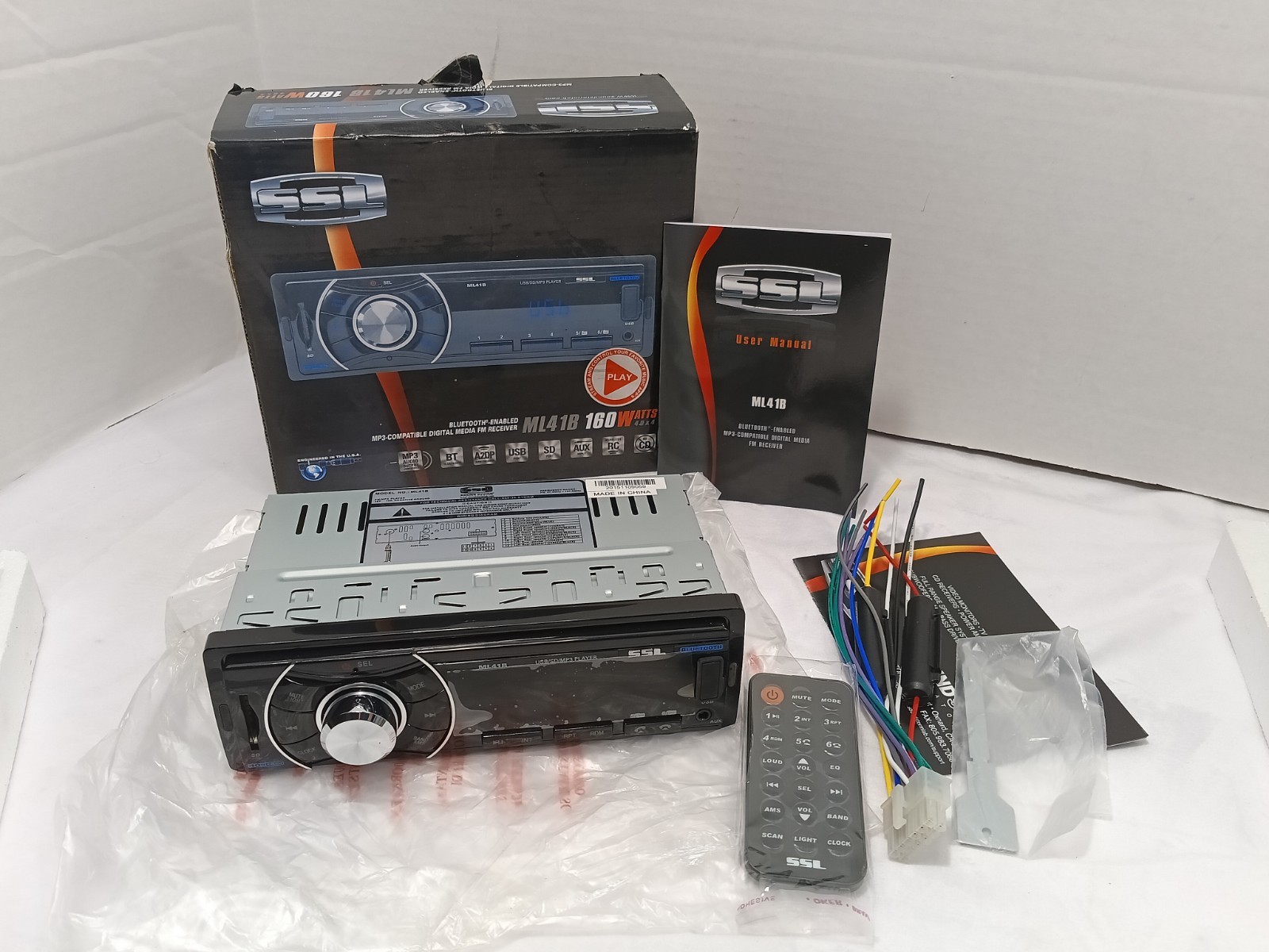 SSL ML41B Bluetooth MP3 Compatible Digital Media FM Receiver 160 Watts