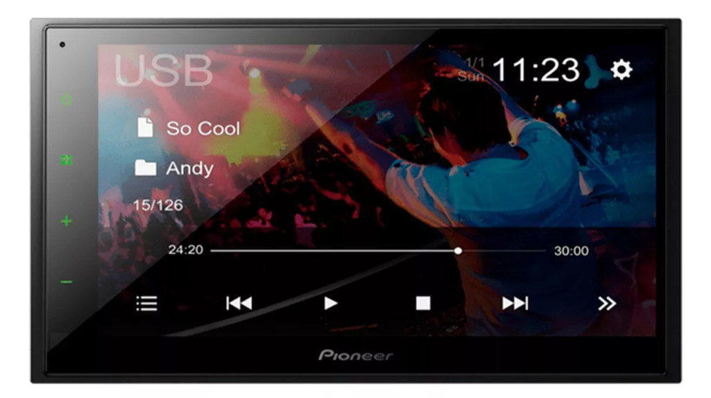 Pioneer DMH-A345BT 6.8″ 2-DIN Digital Media AV Receiver WebLink Bluetooth USB