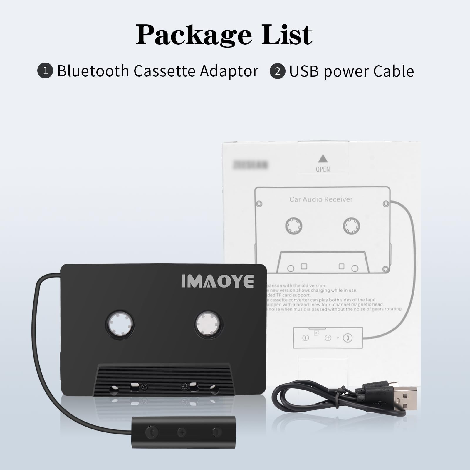 Bluetooth 5.1 Car Audio Stereo Cassette Vehicle Tape Converter Cassette Work …
