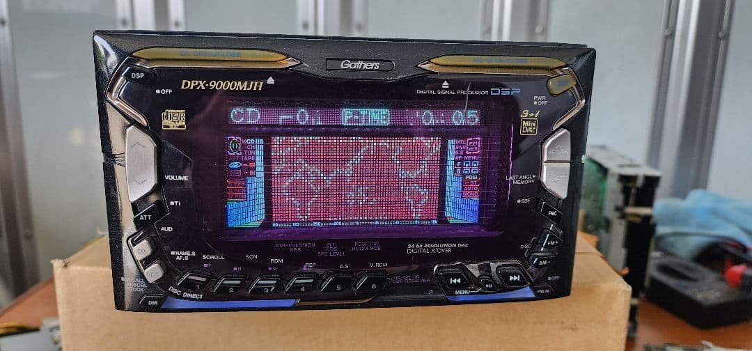 Kenwood DPX-9000MJ DSP MD/CD Receiver MiniDisc Digital X’Over Japan Junk