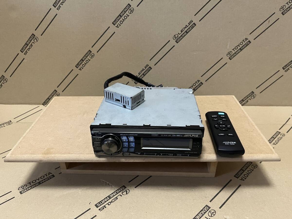 ALPINE CDA-9887Ji 60W x4 CD Player Excellent JAPAN