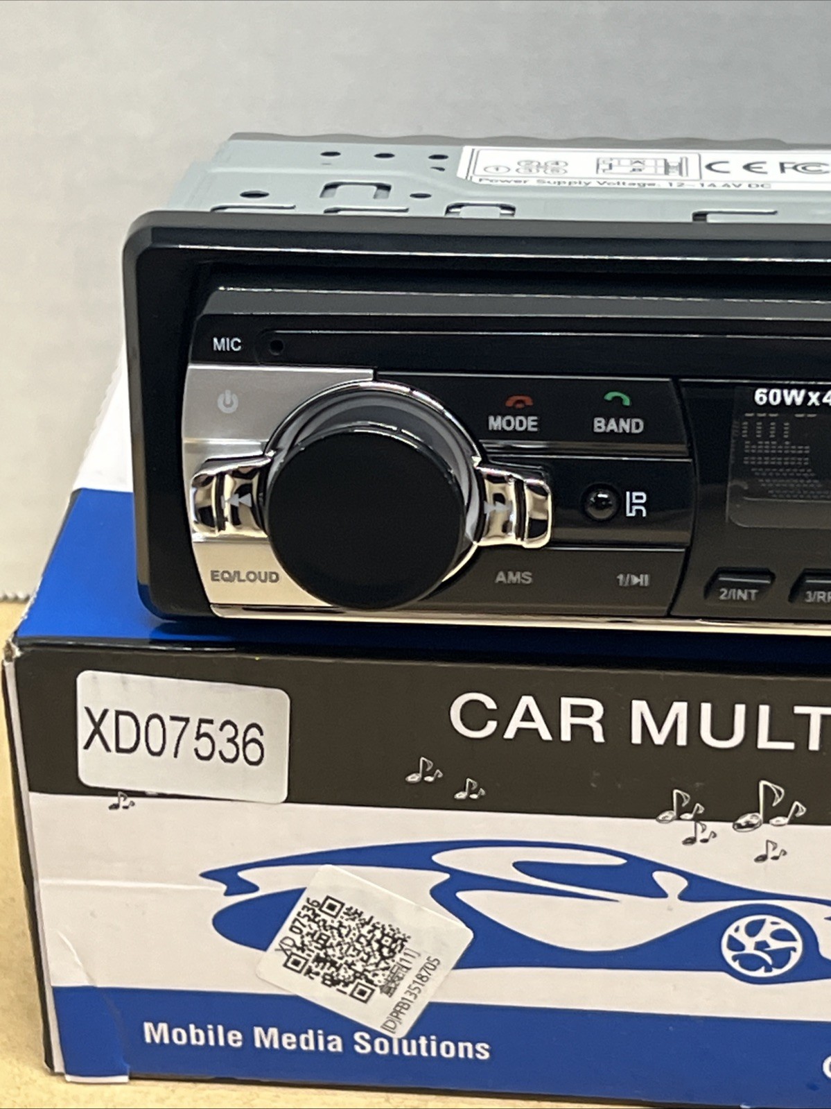 Bluetooth MP3 Player Compatible with DVD CD Single 1 Din Car Radio FM AUX USB