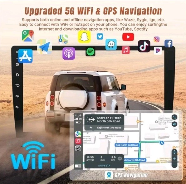 For Toyota Camry 2002-2006 Apple CarPlay Android 12 Car Stereo Radio WiFi BT
