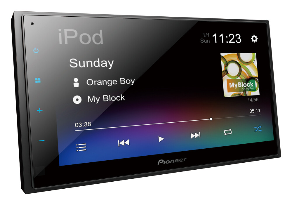 DMH-A345BT 6.8″ Digital Media AV Receiver with Bluetooth, iPhone, USB & Aux-In
