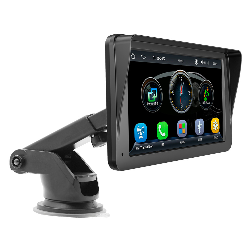 7 Inch Portable WIFI Wireless Carplay Android Auto Car Radio MP5 Player 2 DIN US