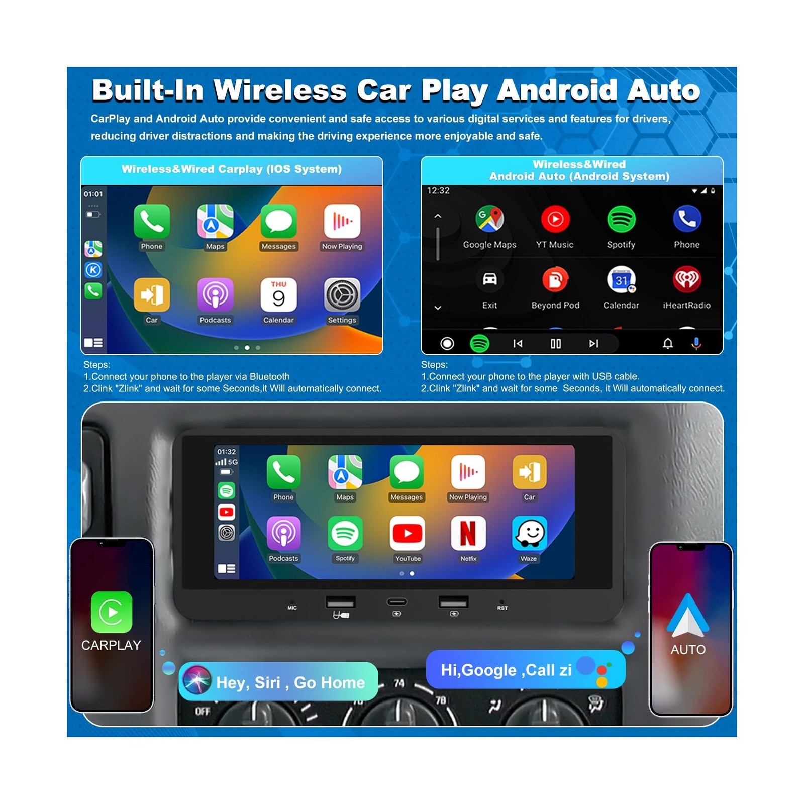 Car Radio Upgrade For Chevrolet Chevy Camaro 1997-2002, Malibu 1995-2000, Imp…