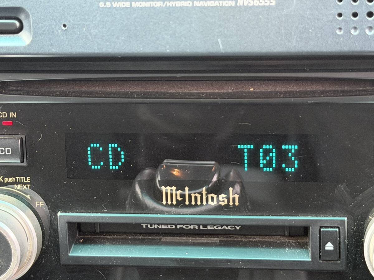 Subaru Legacy BE5 BH5 McIntosh CD MD Stereo Head Unit PF-4025I-C JDM Used Japan
