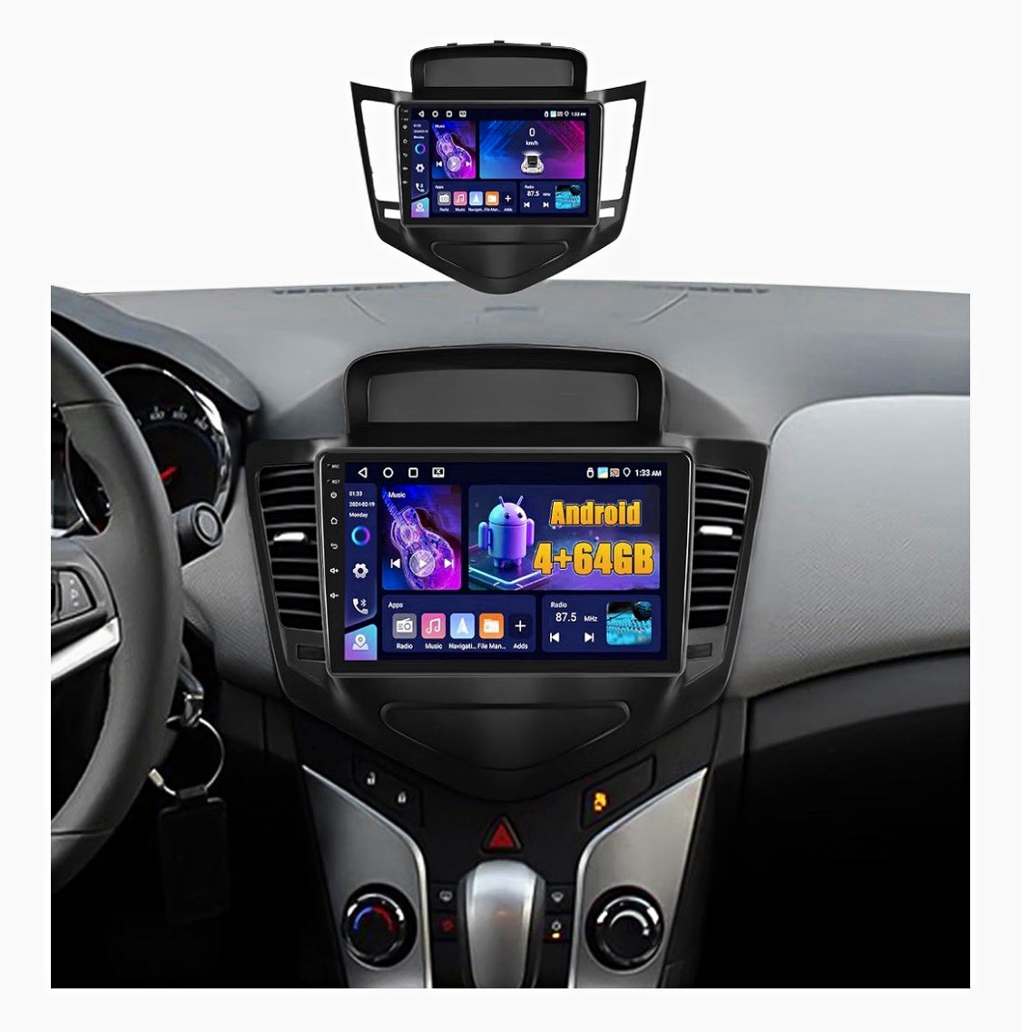 9in Android Touchscreen Car MP5 Stereo 2 DIN for Chevy Cruze 2009-2015