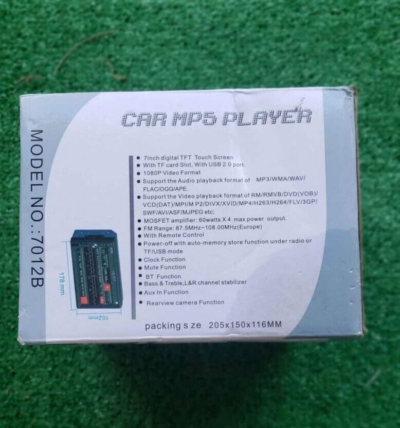 Car Stereo: 7012B 7-inch car MP5 player car Bluetooth MP4MP5 all-in-one machine
