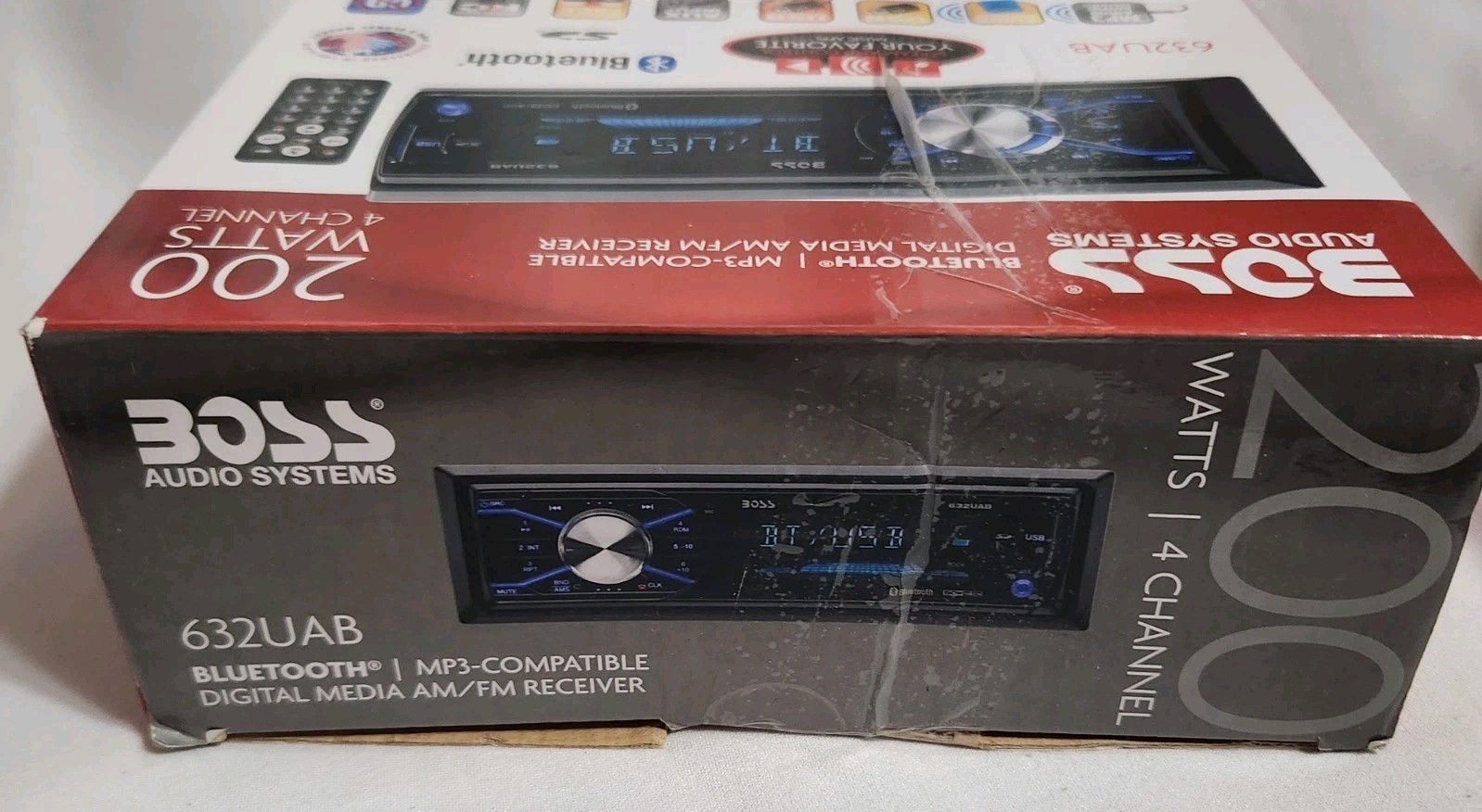 Boss Audio Systems 632UAB Bluetooth Car Stereo with USB, AM/FM Radio, and AUX-In